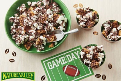 Perfect Game Day S’mores Popcorn Snack Mix