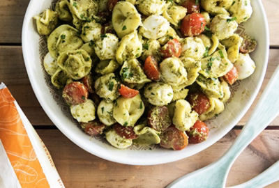 Pesto Tortellini Pasta Salad