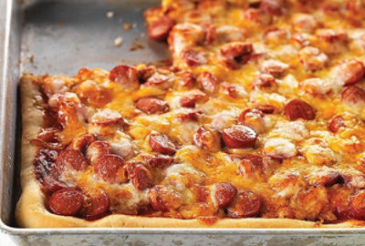 Pizza-Licious Hot Dog Pizza