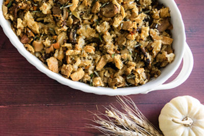 Porcini Mushroom Sourdough Stuffing