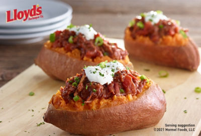 Pulled Pork Stuffed Sweet Potato