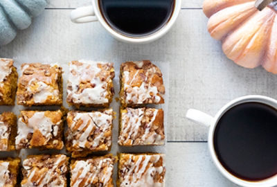 Pumpkin Pecan Coffee Cake