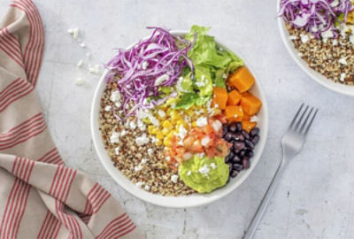 Quinoa Burrito Salad Bowl