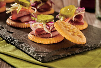 RITZ Pastrami Sandwiches