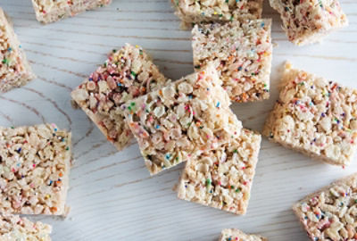 Rainbow Cereal Treats