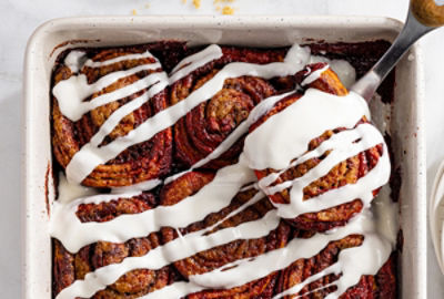 Red Velvet Cinnamon Rolls