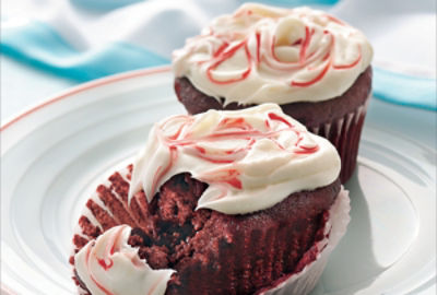 Red Velvet Cupcakes with Cream Cheese Frosting