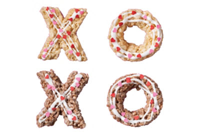 Rice Krispies Valentine X’s & O’s Treats