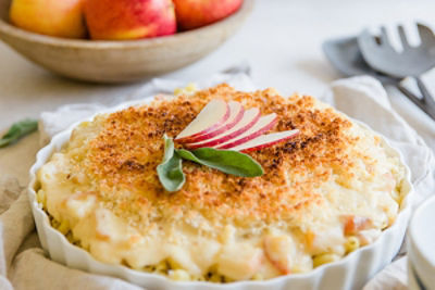 Roasted Envy Apple Macaroni and Cheese
