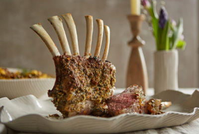 Rosemary-Garlic Crusted Rack of Lamb