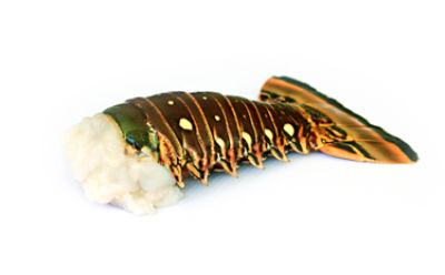 Fresh Seafood Wild Caught Caribbean Lobster Tail, Frozen Raw