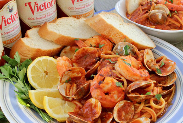 Seafood Fra Diavolo with Victoria® Pasta Sauce