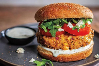 Sheet-Pan Falafel Burgers