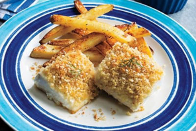 Sheet-Pan Fish and Chips