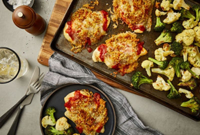 Sheet Pan Chicken Parmesan