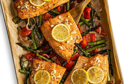 Sheet Pan Lemon Pepper Trout