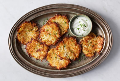 Sheet Pan Sauerkraut Potato Pancakes