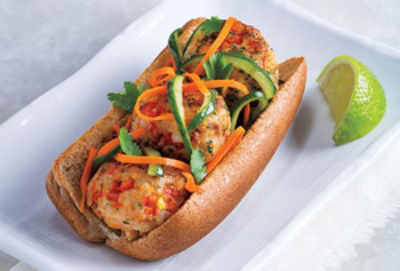 Shrimp Meatball Banh Mi