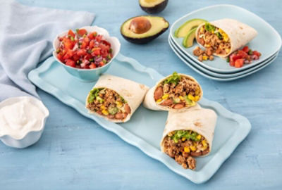 Southwest Ground Turkey Burrito