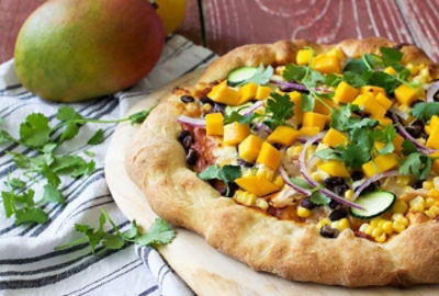 Southwest Mango Pizza