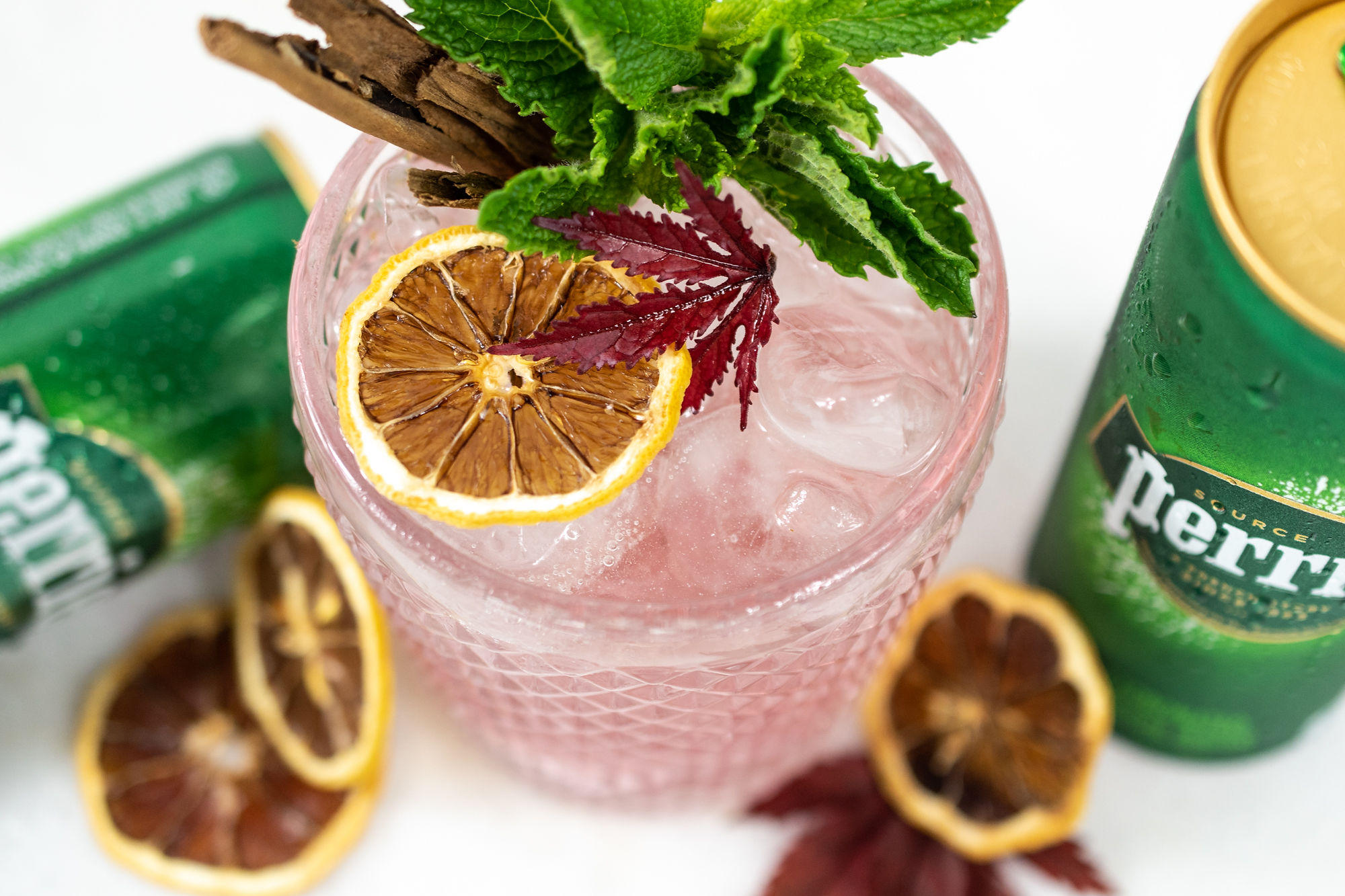 Spiced Hibiscus Holiday Spritz