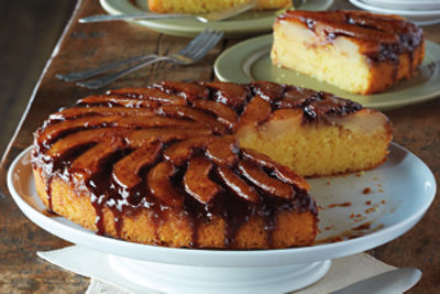 Spiced Pear Upside Down Cake