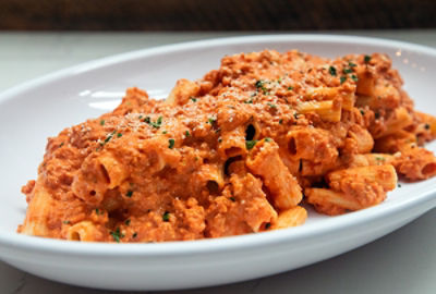 Spicy Sausage Vodka Rigatoni