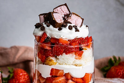 Strawberry Chocolate Bar Parfaits