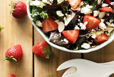 Strawberry Spinach Salad