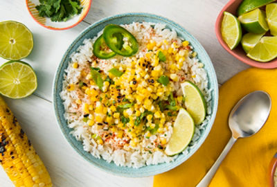 Street Corn and Rice