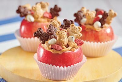 Teddy Grahams Apple "Cupcakes"