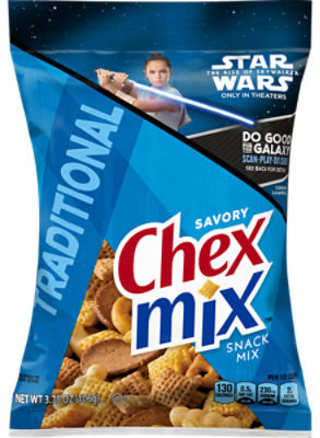 Chex Mix Snack Mix - Traditional, 3.75 oz