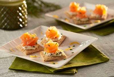 TRISCUIT Smoked Salmon Toppers