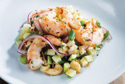 Tangy Thai Shrimp & Apple Salad