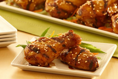 Teriyaki Glazed Chicken Wings