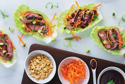 Thai Beef Cabbage Wraps