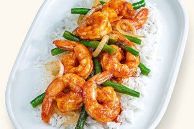 Thai Red Curry Shrimp StirFry