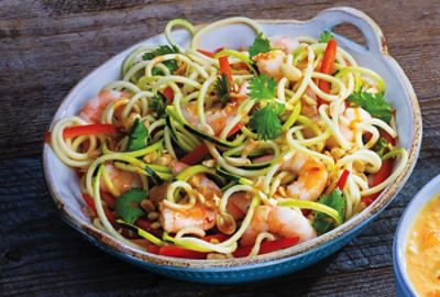 Thai Shrimp Zoodle Bowl