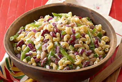 Three-Bean Macaroni Salad