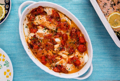 Tomato Braised Cod