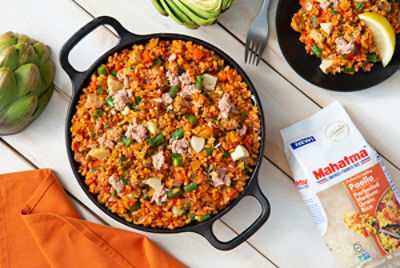 Tuna Artichoke Paella