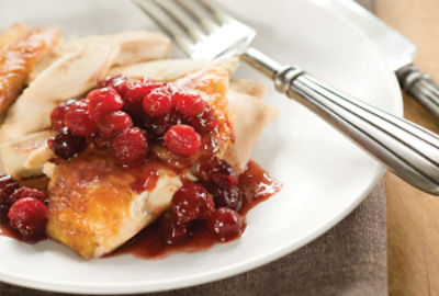 Turkey Breast with Cranberry Compote