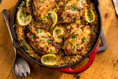 Turkish Chicken & Rice Skillet`