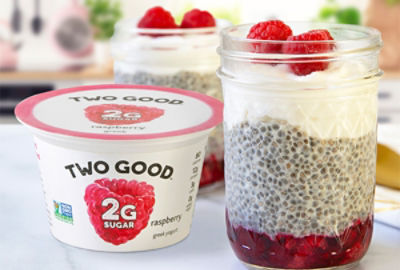 Two Good Raspberry Chia Seed Pudding