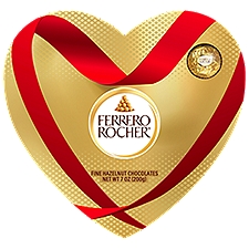 Ferrero Rocher Fine Hazelnut Chocolates, 7 oz