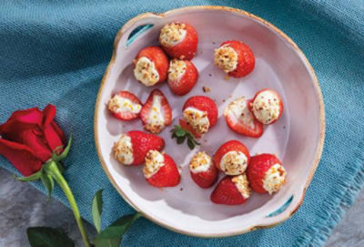 Valentine’s Stuffed Strawberries