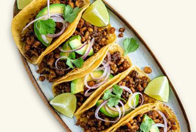 Vegan “Ground Meat” Tacos