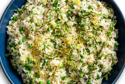 Vegan Sweet Pea Risotto