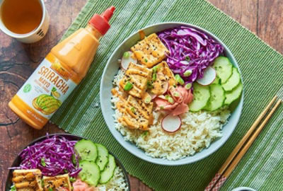 Vegetarian Tofu Poke Bowls