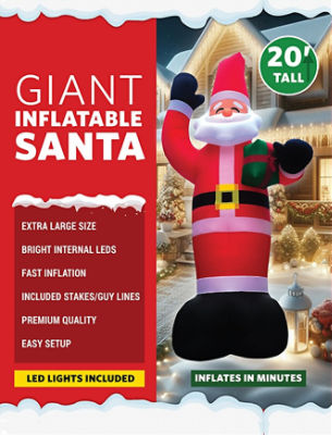 GLOBAL CROSSING GIANT OUTDOOR INFLATABLE SANTA